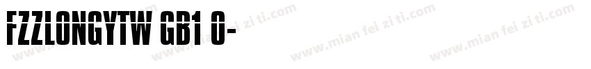 FZZLONGYTW GB1 0字体转换